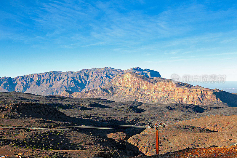 Al Hajar山脉的山峰